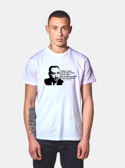 Martin Luther King Skin Color T Shirt