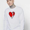 My Goose Valentine Heart Logo Sweatshirt