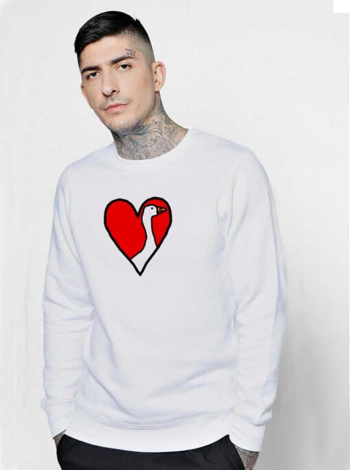 My Goose Valentine Heart Logo Sweatshirt