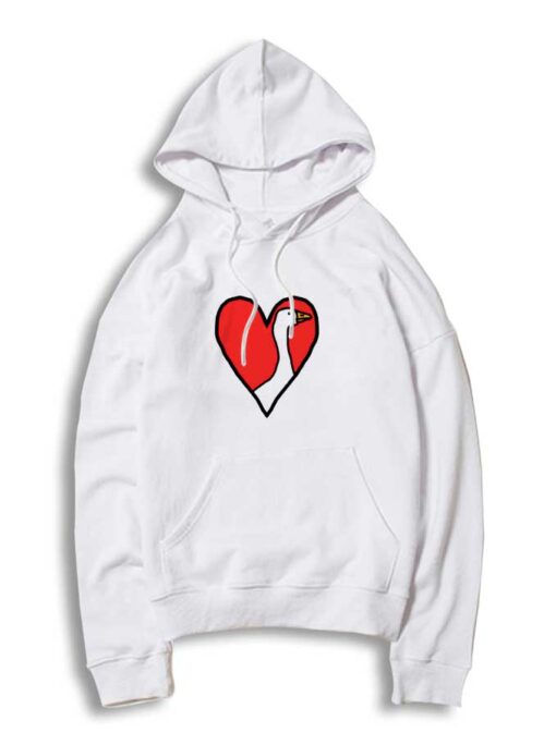 My Goose Valentine Heart Logo Hoodie