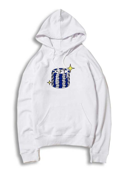 NFT Blue Coins Token Hoodie