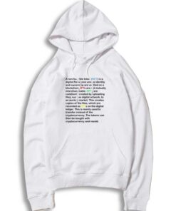 NFT Explained Meaning Hoodie