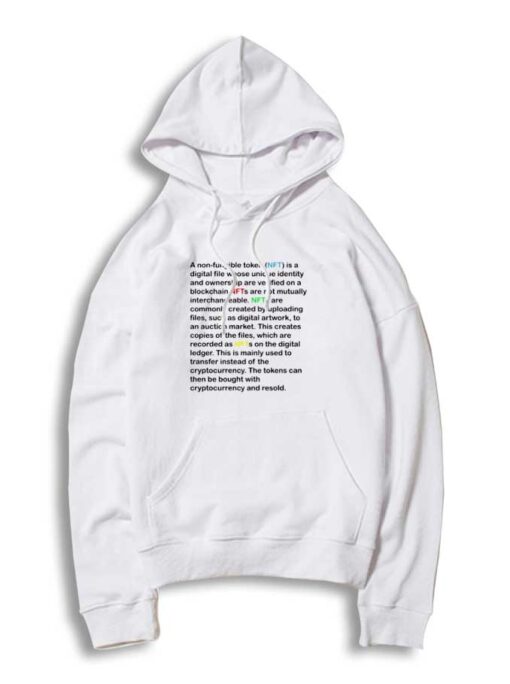 NFT Explained Meaning Hoodie