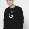 Neko Japanese Sign of Cat Sweatshirt