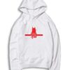 Neko Red Silhouette Kanji Hoodie