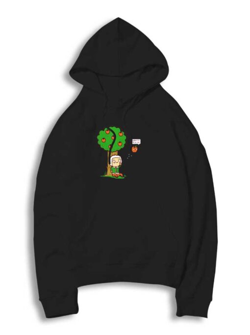 Newton Apple Gravity Is A Lie Hoodie