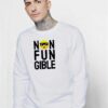 Non Fun Gible Token Emoji Sweatshirt