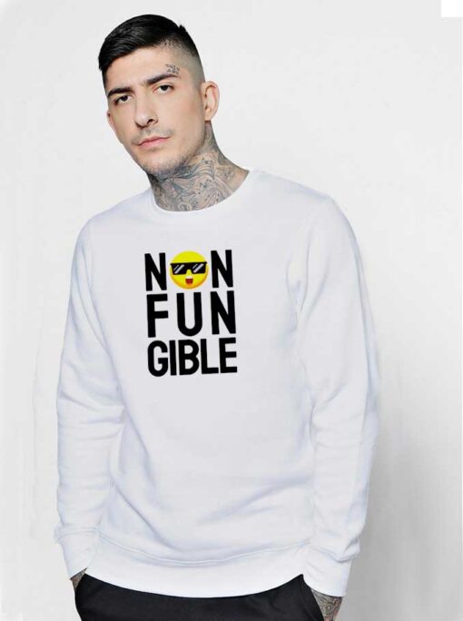 Non Fun Gible Token Emoji Sweatshirt