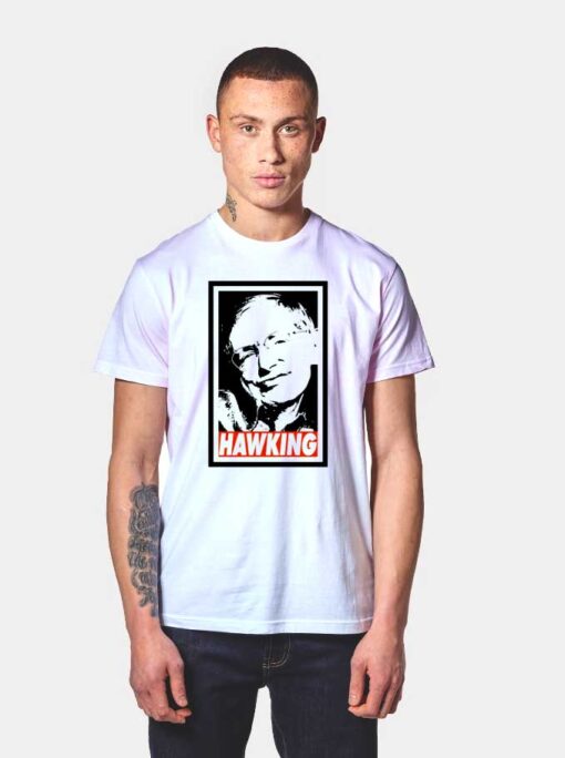 Obey Stephen Hawking Logo T Shirt