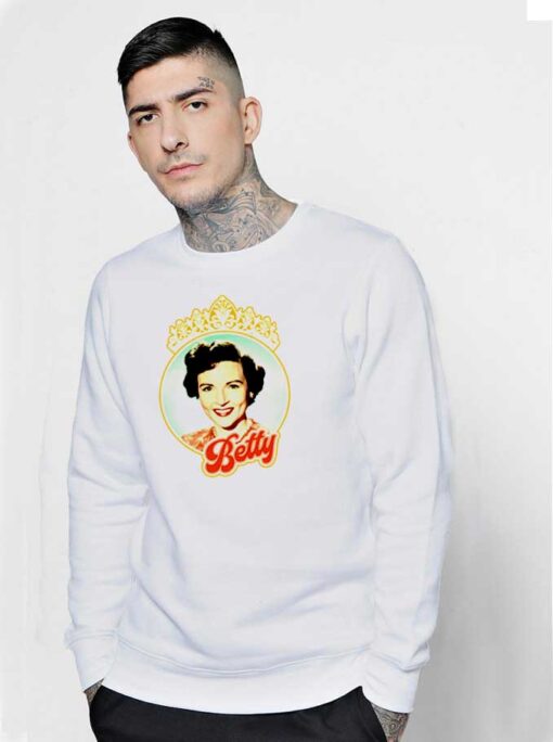 Queen Betty White Logo Sweatshirt