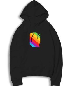 Rainbow Classic Apple Logo Hoodie