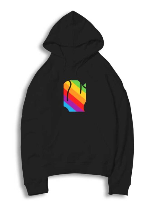 Rainbow Classic Apple Logo Hoodie