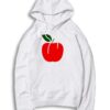 Red Apple Simple Logo Hoodie