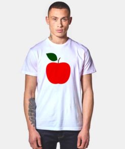 Red Apple Simple Logo T Shirt