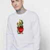 Robot Love Valentine Control Panel Sweatshirt