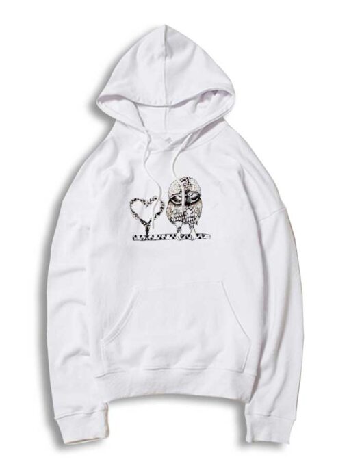 Sad Owl in Love Valentine Hoodie