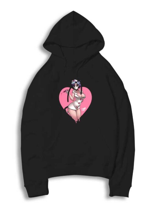 Sexy Anime Valentine Nurse Hoodie