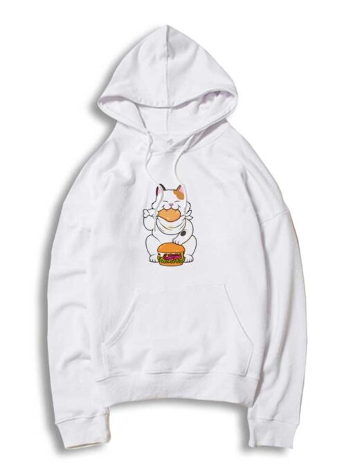 Shokuneko Cat And Fast Food Hoodie