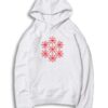 Snow Flake Winter Hexagon Hoodie