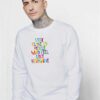 Stay Close to People Who Feel Like Sunshine Quote Sweatshirt