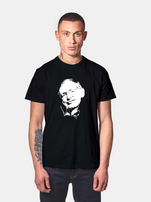 Stephen Hawking Portrait T Shirt