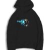 Stephen Hawking Rocket Chair Pixel Hoodie