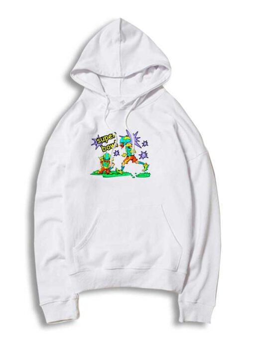 Super Bowl Cartoon Football Hoodie