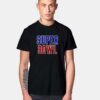 Super Bowl Red Blue Logo T Shirt