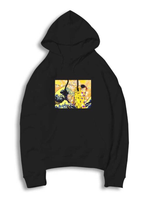 The Wave of The Kiss Valentine Hoodie