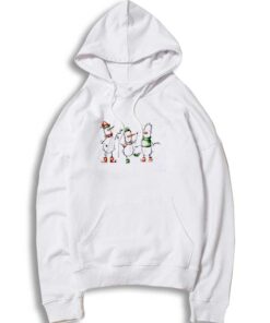 Three Cartoon Snowmen Winter Hoodie