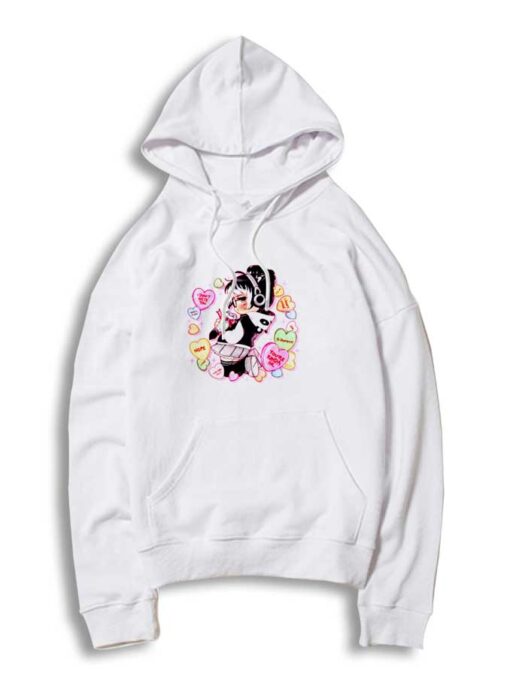 Valentine Chibi Anime Girl Hoodie