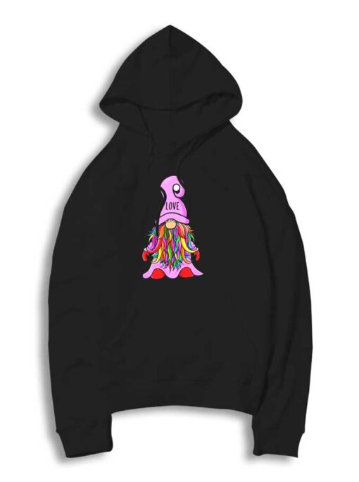 Valentine Hippie Gnome Love Rainbow Hoodie