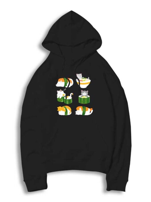 Variant Sushi Cat Japanese Neko Hoodie