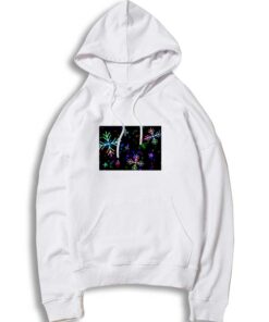 Winter Colourful Snowflakes Hoodie