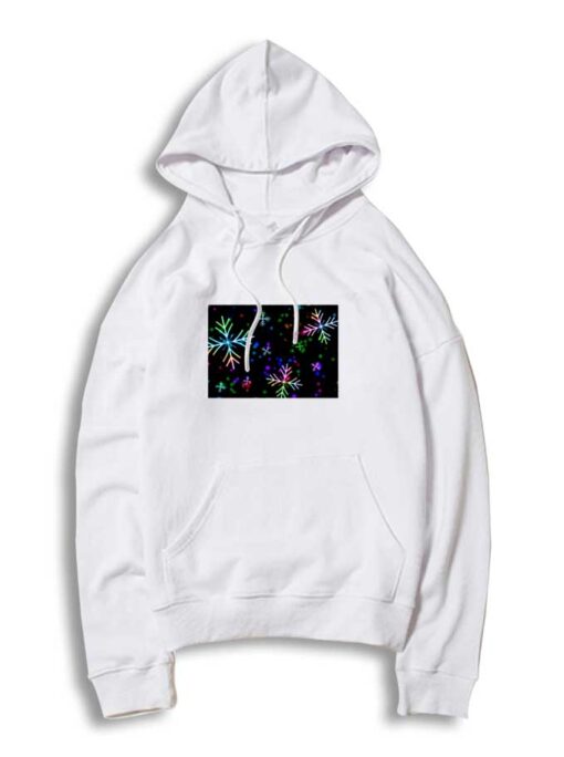 Winter Colourful Snowflakes Hoodie