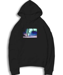 Winter Lights Night Sky Hoodie