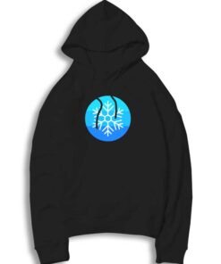 Winter Snow Drop Logo Hoodie