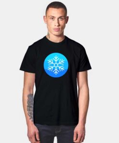 Winter Snow Drop Logo T Shirt