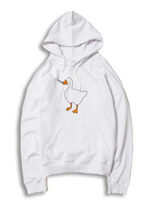 Angry Goose With a Knife Hoodie