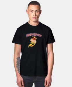 Big Eyed Pizza Queen Crown T Shirt