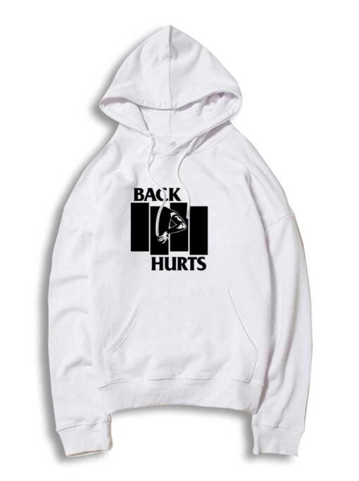 Black Flag Back Hurts Hoodie