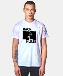 Black Flag Back Hurts T Shirt