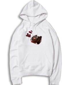 Chocolate Brownie Cat Love Hoodie