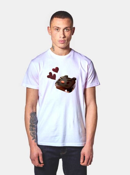 Chocolate Brownie Cat Love T Shirt