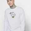 Cute Goose Says Honk Sweatshirt