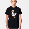 Cute Goose Smiling Face T Shirt