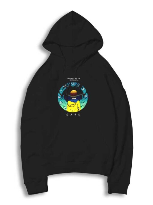 Dark Netflix Analog Clock Hoodie