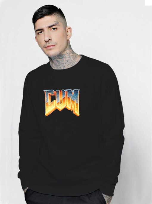 Doom Cum Games Logo Sweatshirt