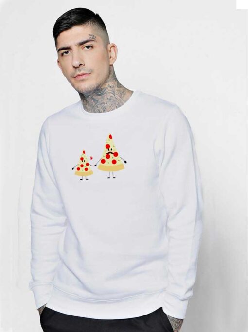 Fathers and Son Day Pizza Sweatshirt