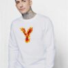 Fire Phoenix Flying Sweatshirt